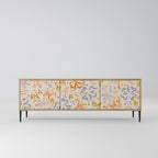 SPRING WHIMSY TV-bänk med 3 dörrar i ekeffekt