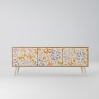 SPRING WHIMSY TV-bänk med 3 dörrar i ekeffekt