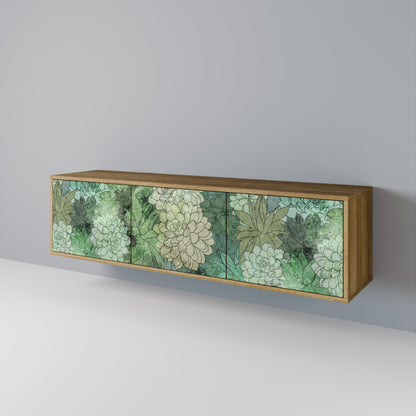 SUCCULENT CLUSTER TV-bänk med 3 dörrar