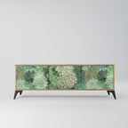 SUCCULENT CLUSTER TV-bänk med 3 dörrar i ekeffekt