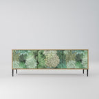 SUCCULENT CLUSTER TV-bänk med 3 dörrar i ekeffekt