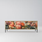 STYLISH BEAUTY TV-bänk med 3 dörrar i ekeffekt