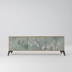 NIGHT LADY TV-bänk med 3 dörrar i ekeffekt