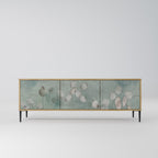 NIGHT LADY TV-bänk med 3 dörrar i ekeffekt