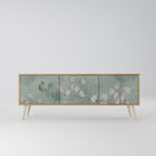 NIGHT LADY TV-bänk med 3 dörrar i ekeffekt