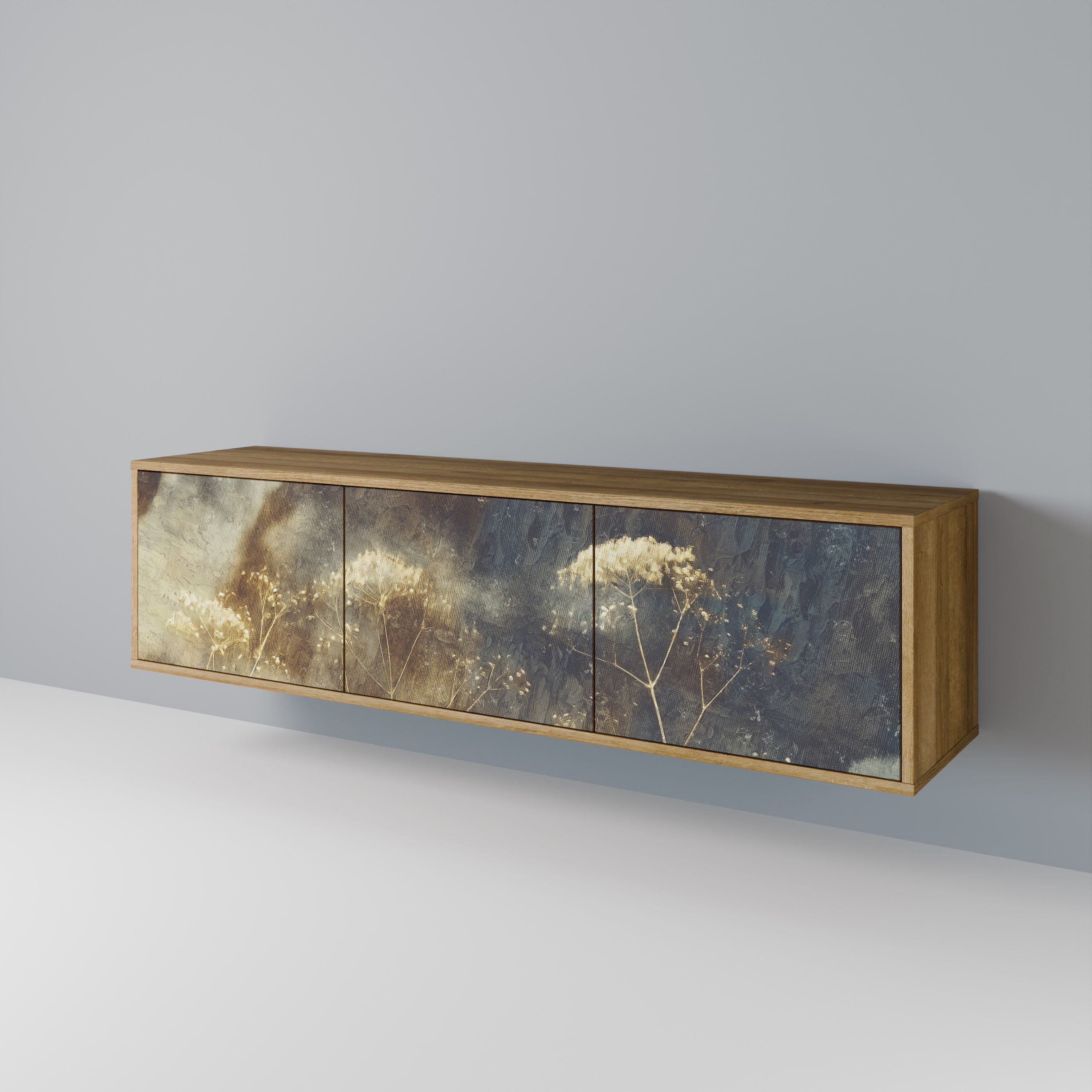 GENTLE POWER 3-Door TV Cabinet