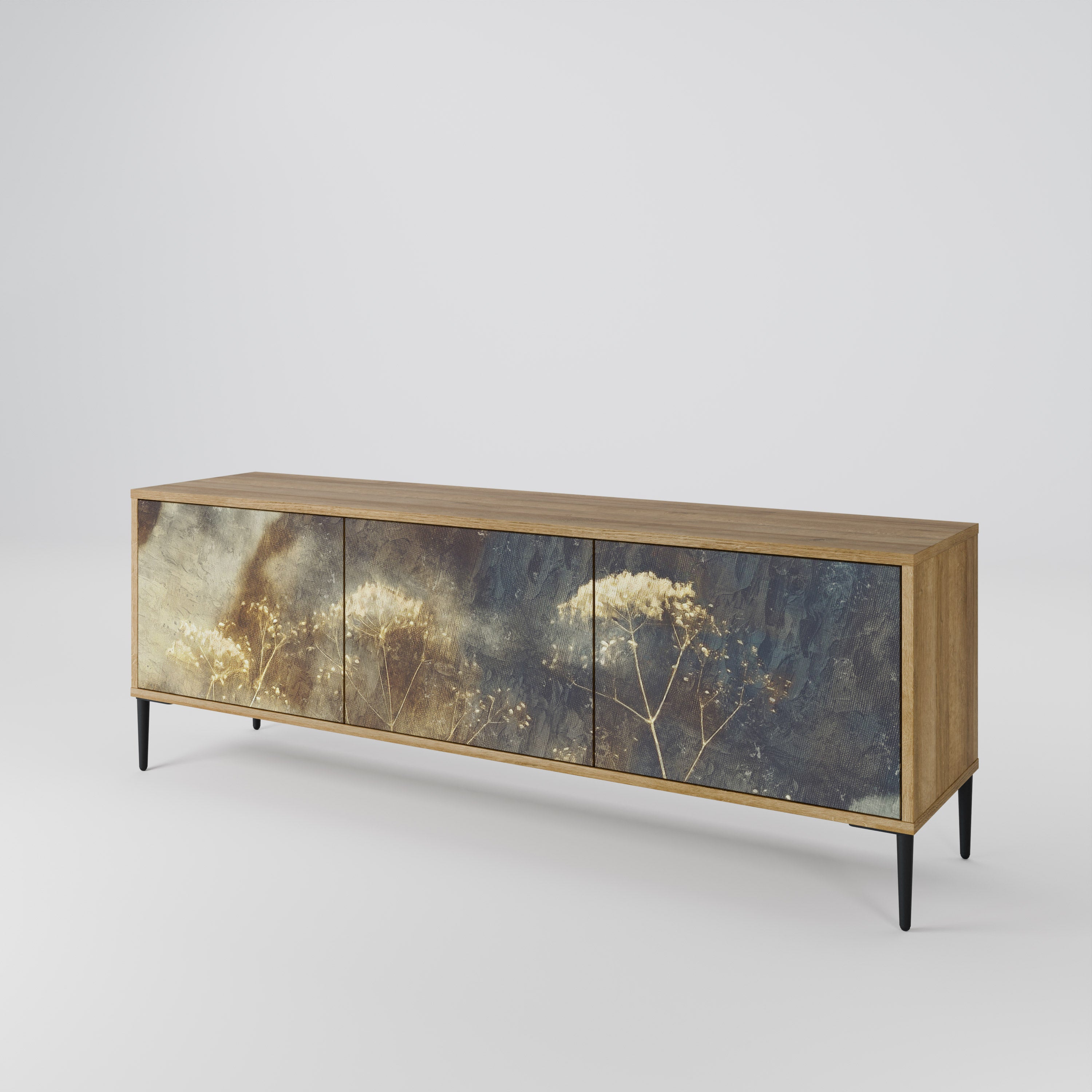 GENTLE POWER 3-Door TV Cabinet