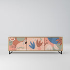 PASTEL DESTINY 3-Door TV Stand in Oak Effect