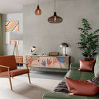 PASTEL DESTINY 3-Door TV Stand in Oak Effect