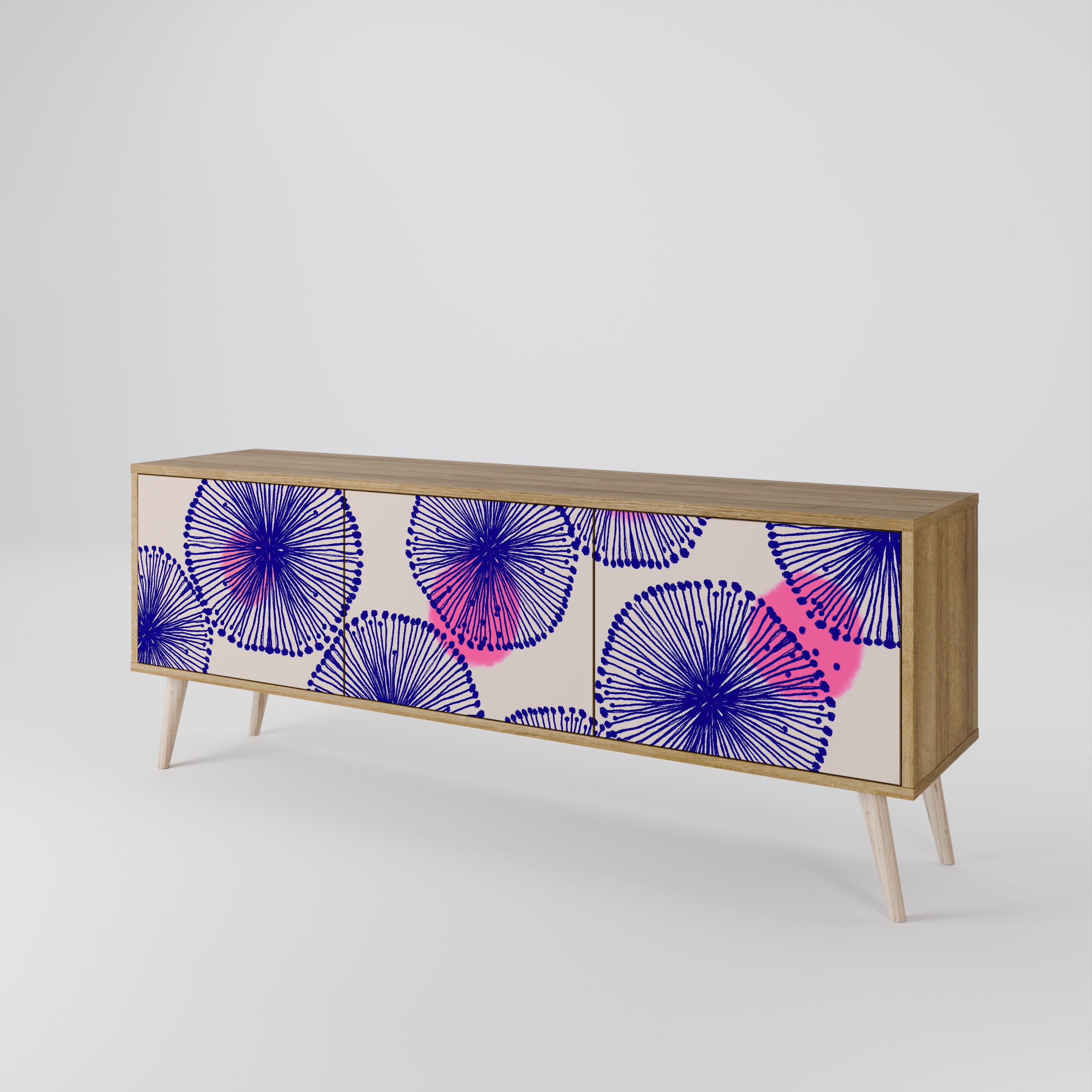 MAGIC NATURE 3-Door TV Cabinet