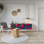 SPRING THOUGHTS 3-Door TV Stand in Oak Effect