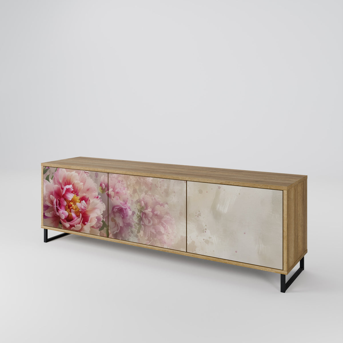PEONY WHISPER TV-bänk med 3 dörrar
