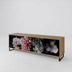 PURE BLOSSOM 3-Door TV Stand in Oak Effect