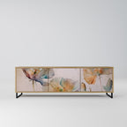 SOFTEN POPPY 3-Door TV Stand in Oak Effect