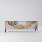 SOFTEN POPPY 3-Door TV Stand in Oak Effect