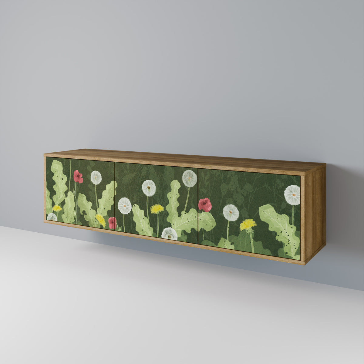 DANDELION AMUSE TV-bänk med 3 dörrar