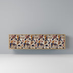 EMINENT HOOPOE TV-bänk med 3 dörrar i ekeffekt