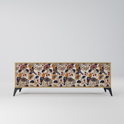 EMINENT HOOPOE 3-Door TV Stand in Oak Effect
