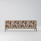 EMINENT HOOPOE TV-bänk med 3 dörrar i ekeffekt