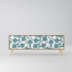 WATERSPOUT SONGIBIRD TV-bänk med 3 dörrar i ekeffekt