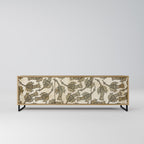 ALMONDINE SONGBIRD 3-Door TV Stand in Oak Effect