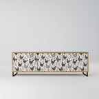 HAPPY HENS 3-Door TV Stand in Oak Effect