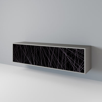 SHIMMER SPIDERGRAM TV-bänk med 3 dörrar