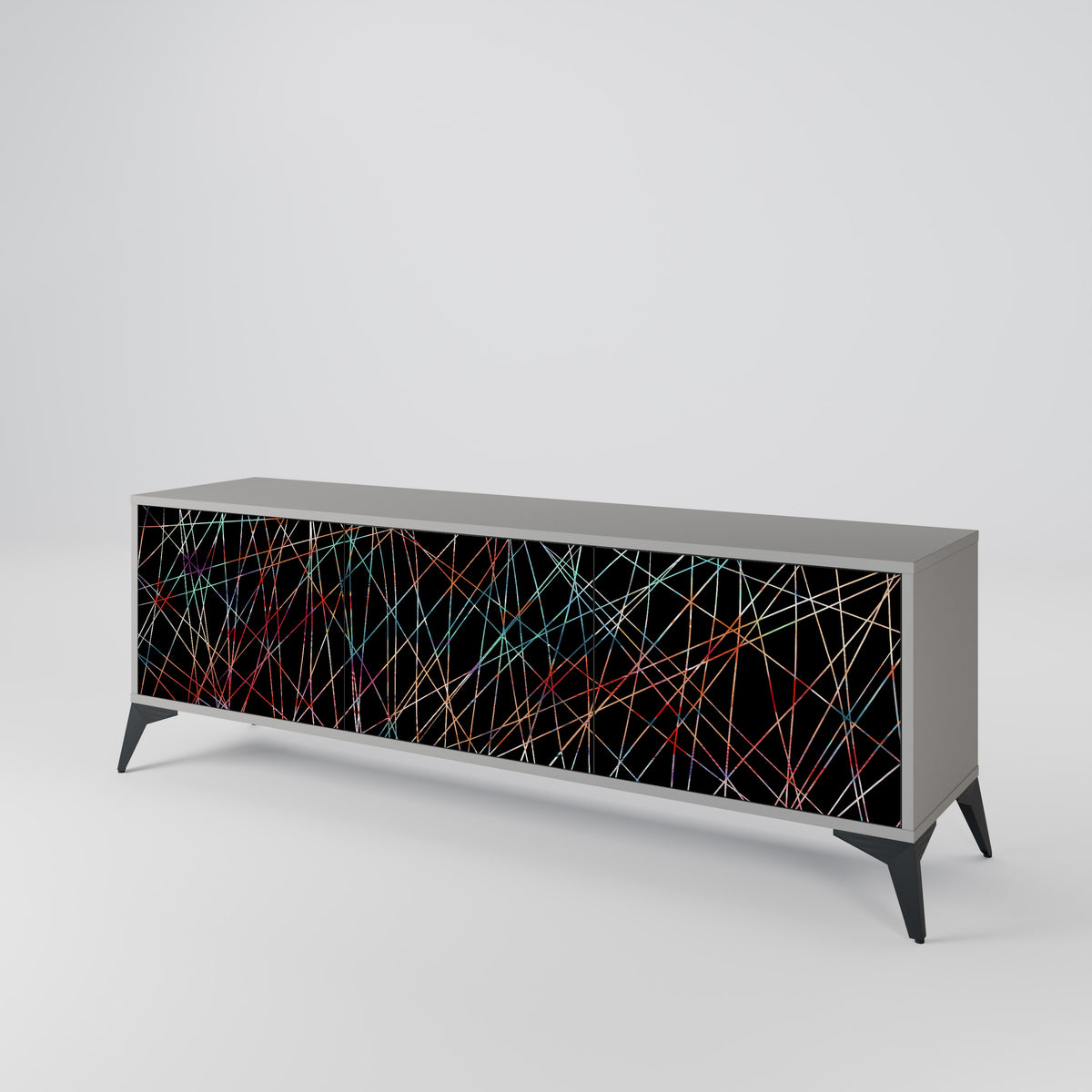 LUMINOUS SNARE TV-bänk med 3 dörrar