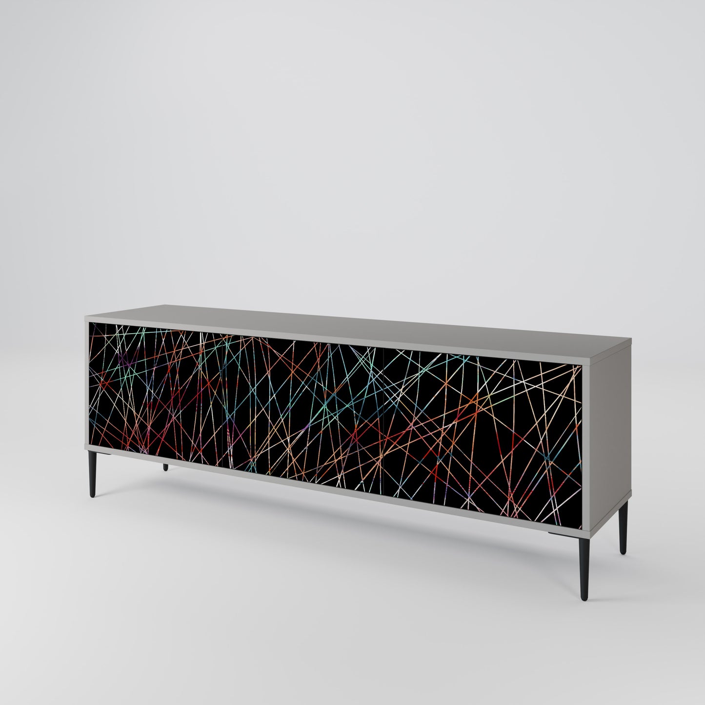 LUMINOUS SNARE TV-bänk med 3 dörrar
