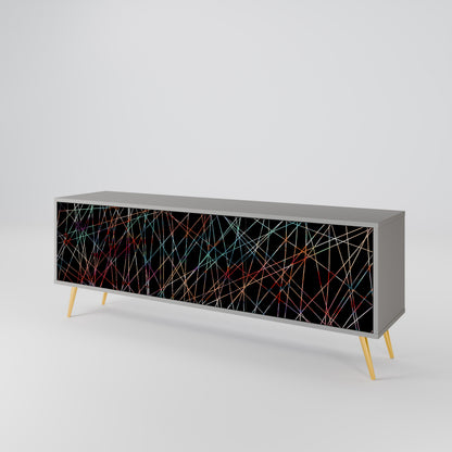 LUMINOUS SNARE TV-bänk med 3 dörrar