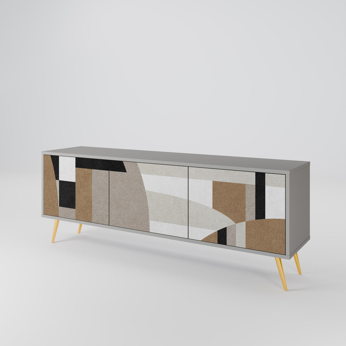 DELICATE MEMENTO TV-bänk med 3 dörrar