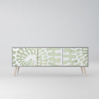 HELIX DANCE 3-Door TV Stand in Grey Finish