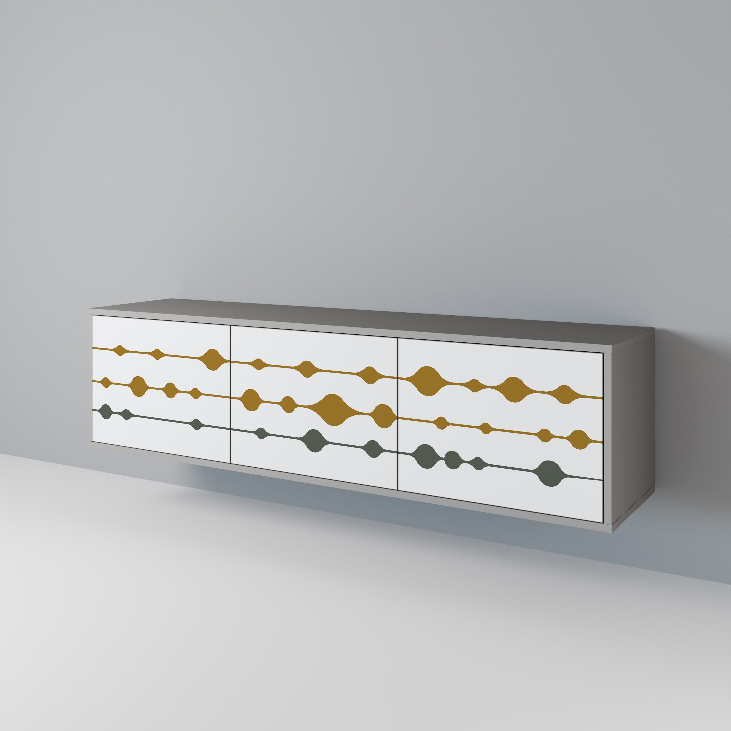 VIVID TONE 3-Door TV Cabinet