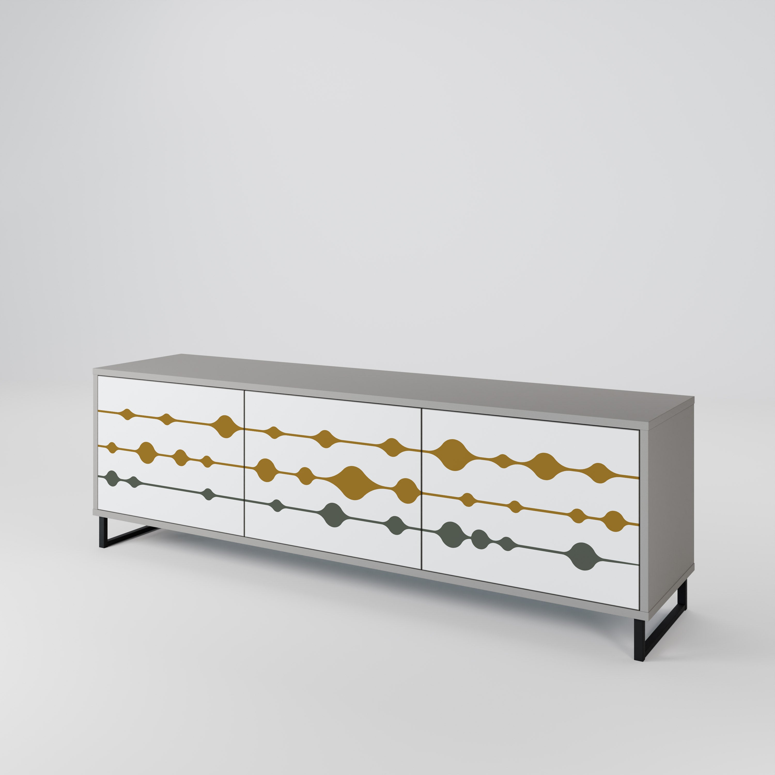 VIVID TONE 3-Door TV Cabinet