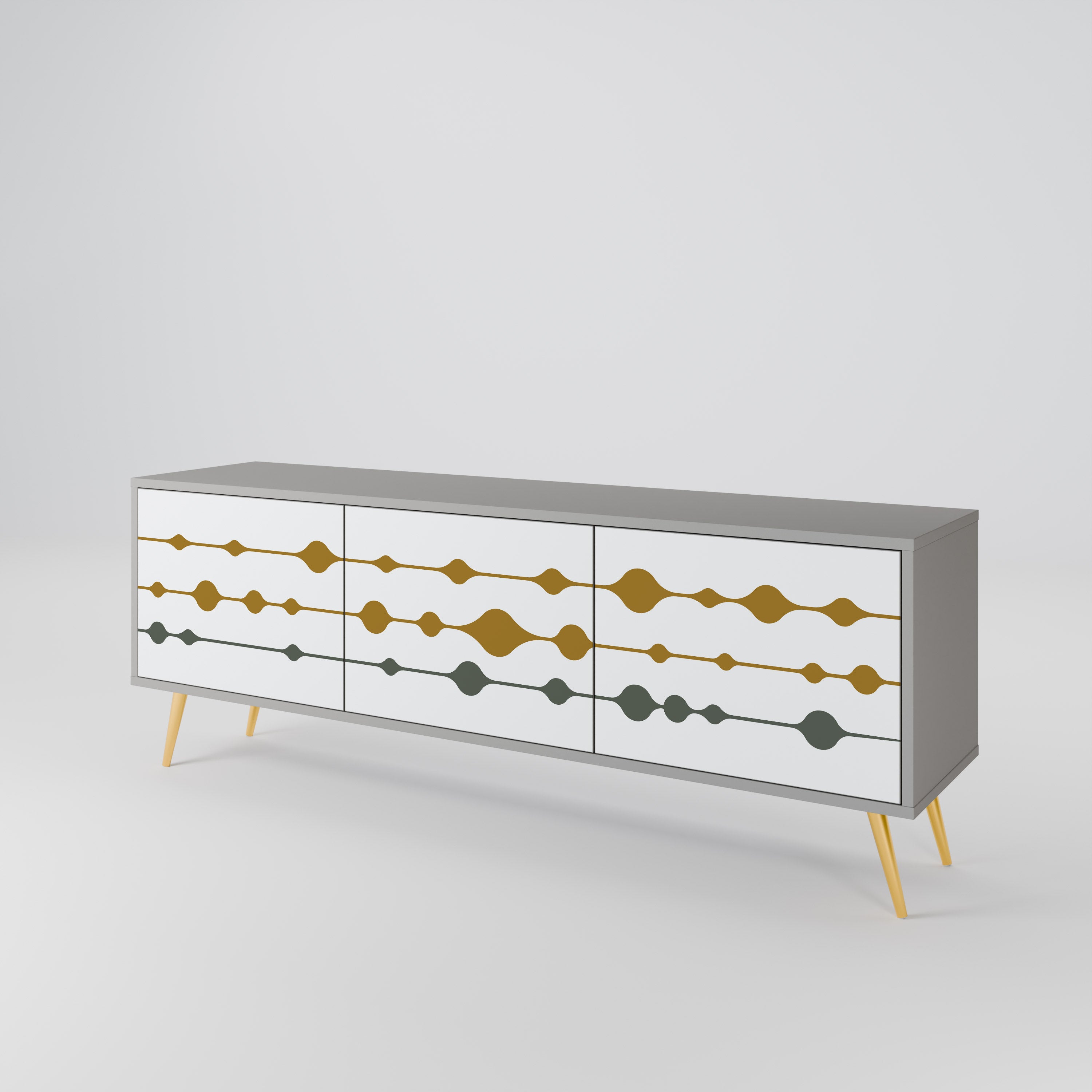 VIVID TONE 3-Door TV Cabinet
