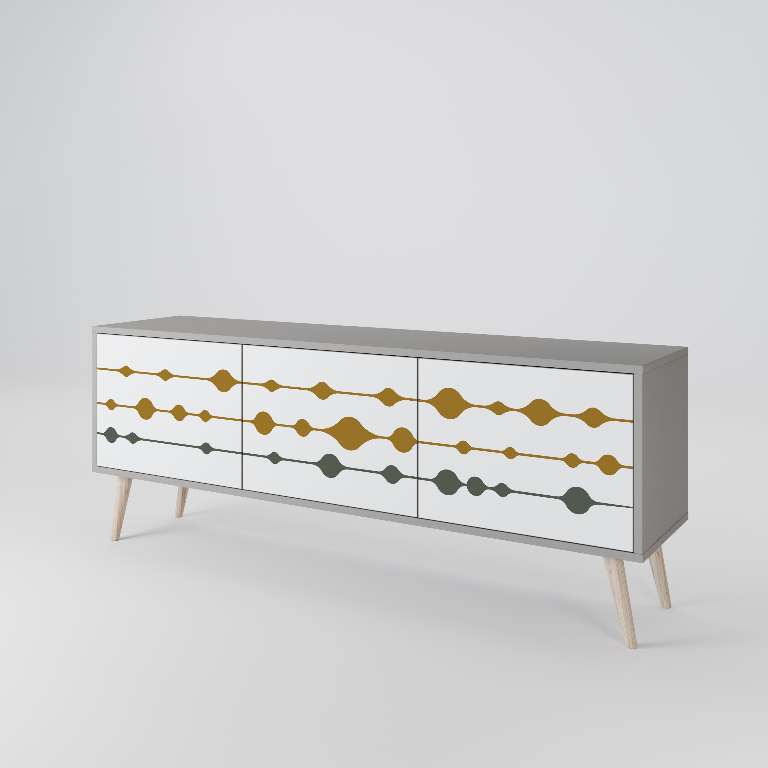 VIVID TONE 3-Door TV Cabinet