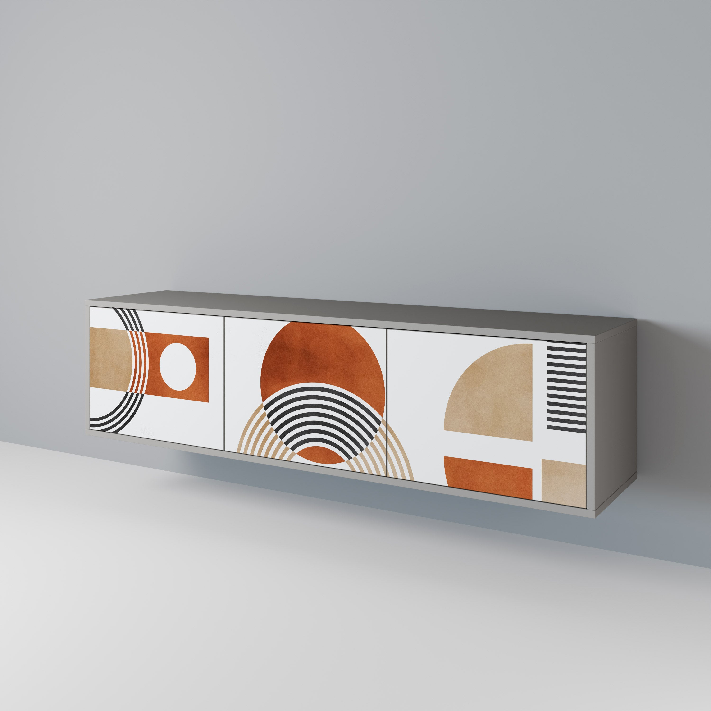 CIRCLE RHYTM 3-Door TV Cabinet