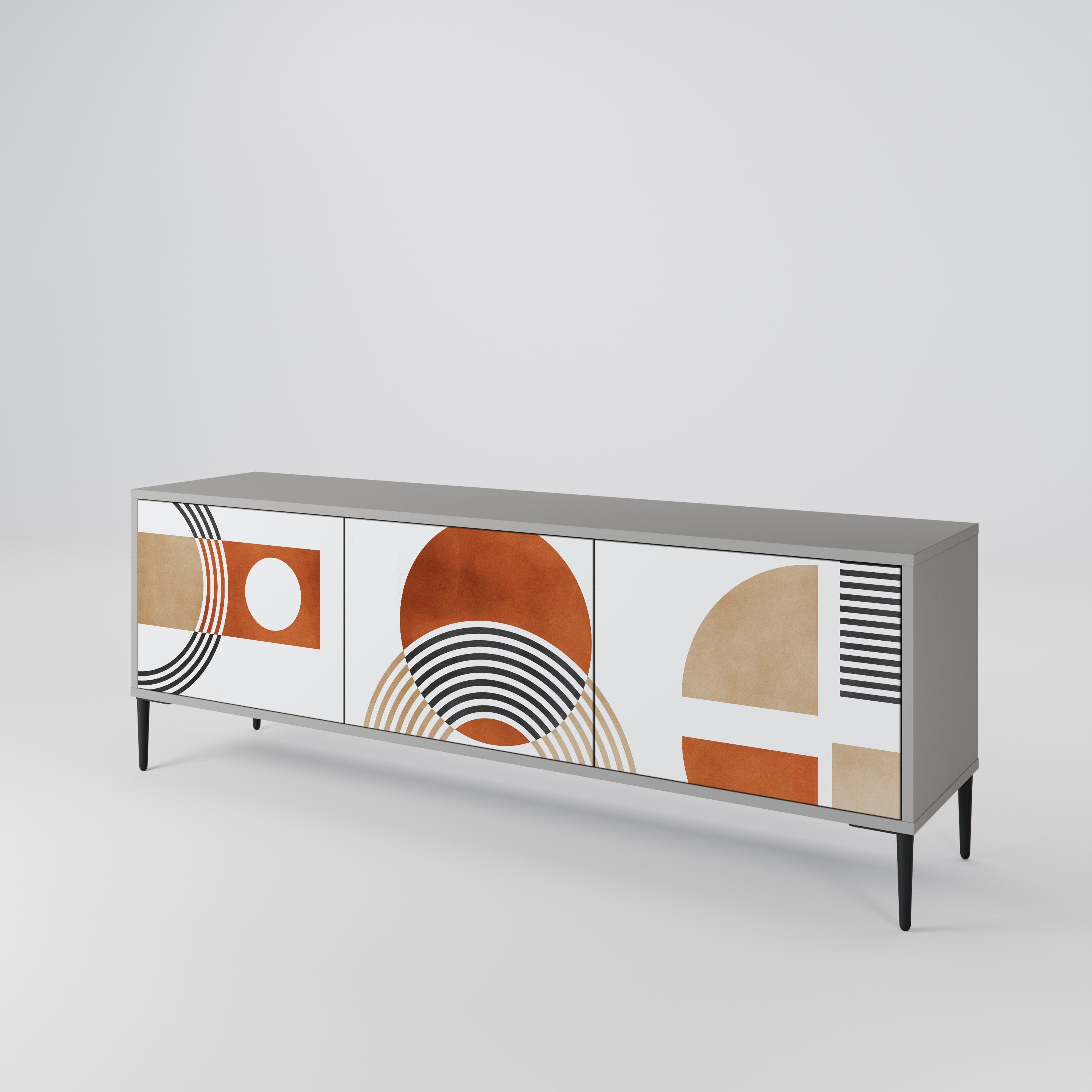 CIRCLE RHYTM 3-Door TV Cabinet
