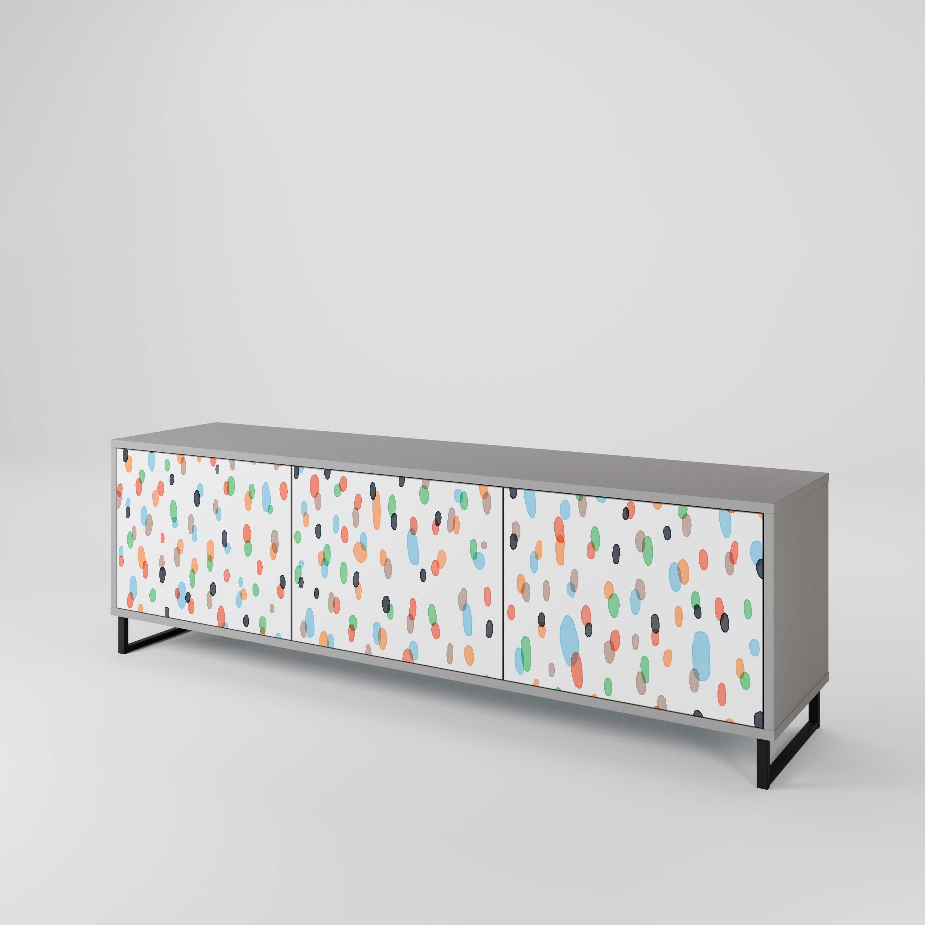 ENERGETIC SPOTS 3-Door TV Cabinet