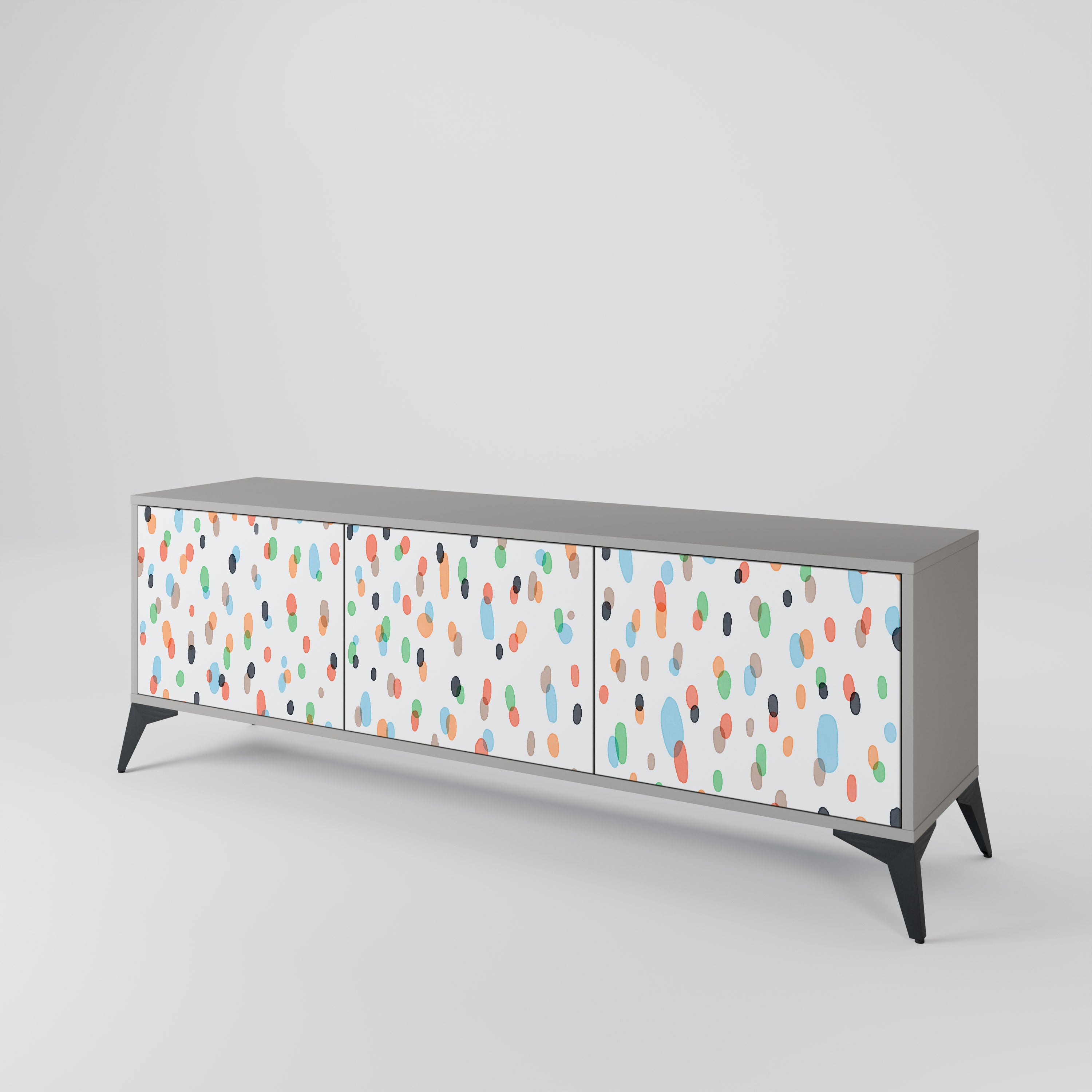 ENERGETIC SPOTS 3-Door TV Cabinet