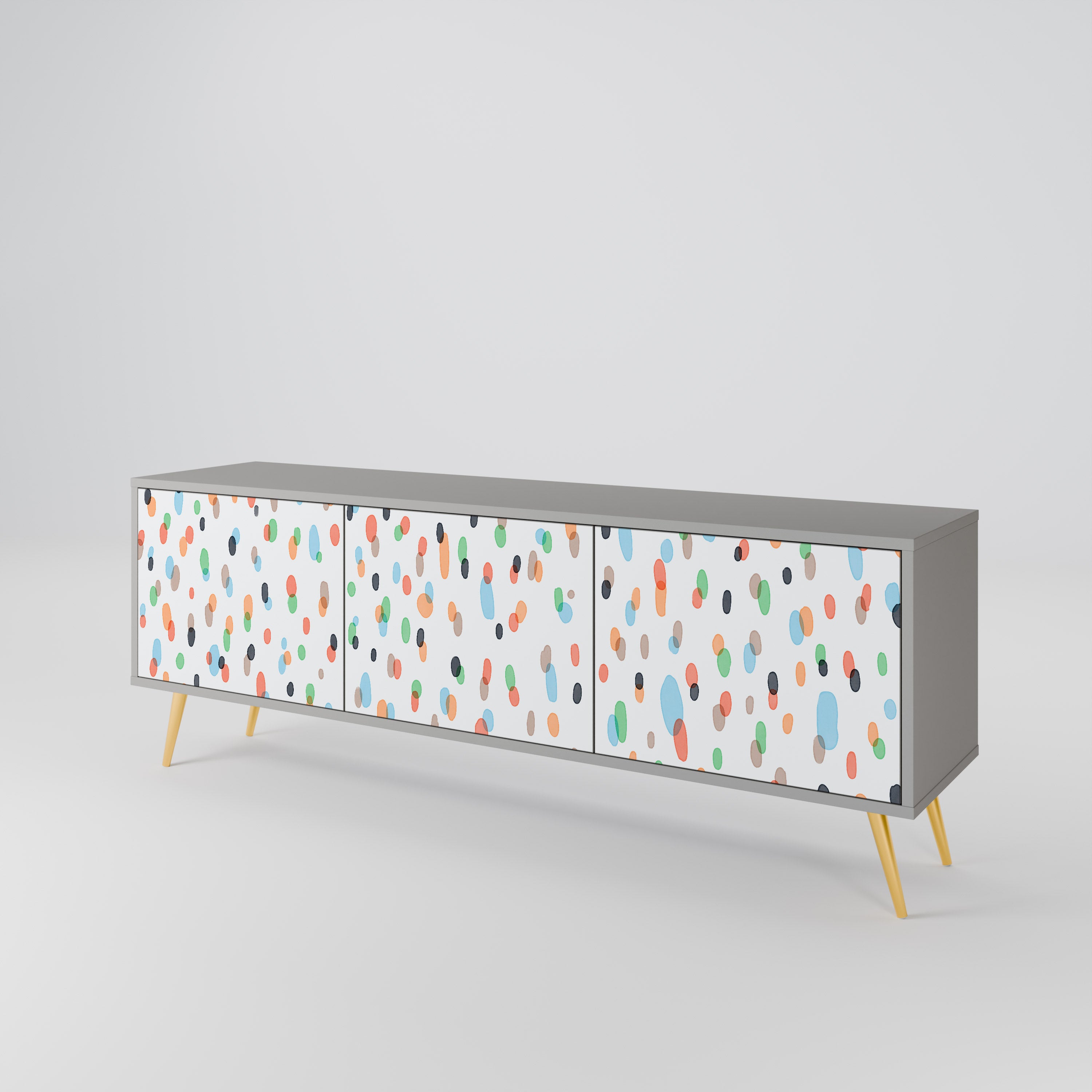 ENERGETIC SPOTS 3-Door TV Cabinet