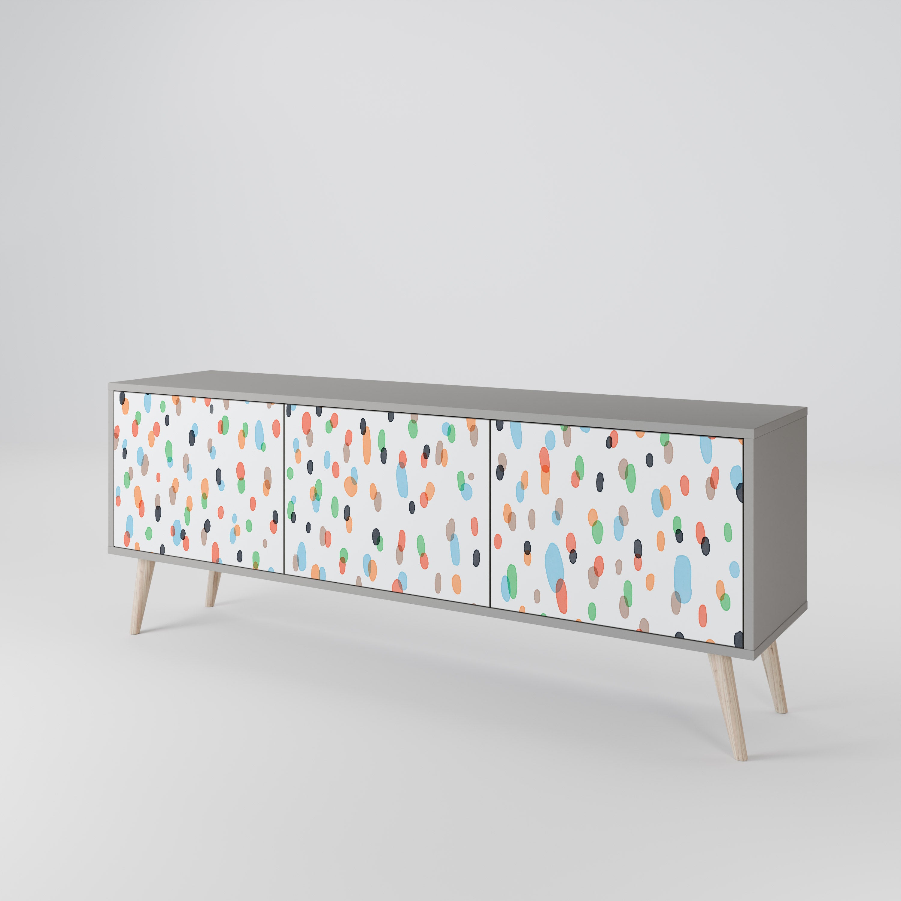 ENERGETIC SPOTS 3-Door TV Cabinet