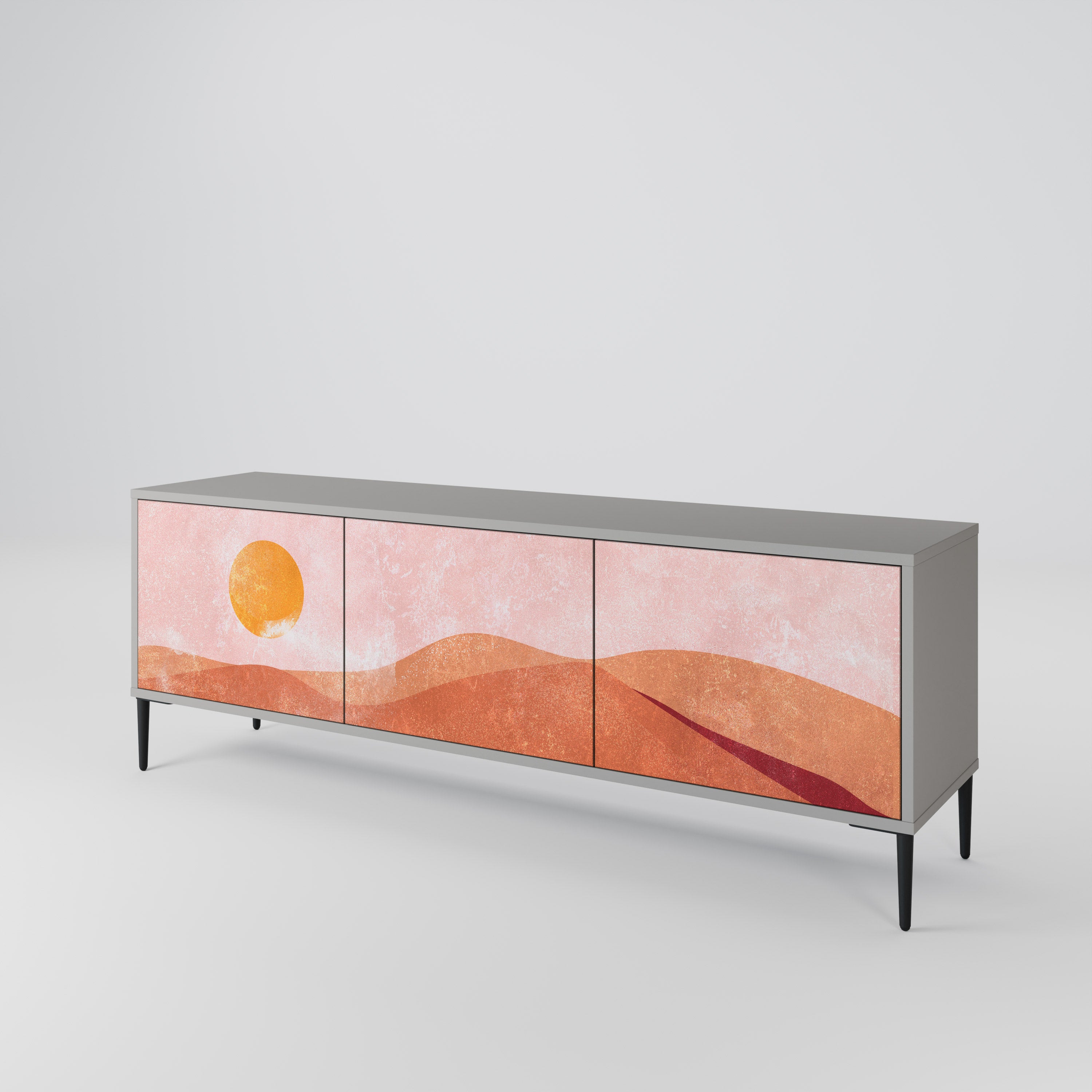 LUMINOUS SUNLIGHT TV-bänk med 3 dörrar