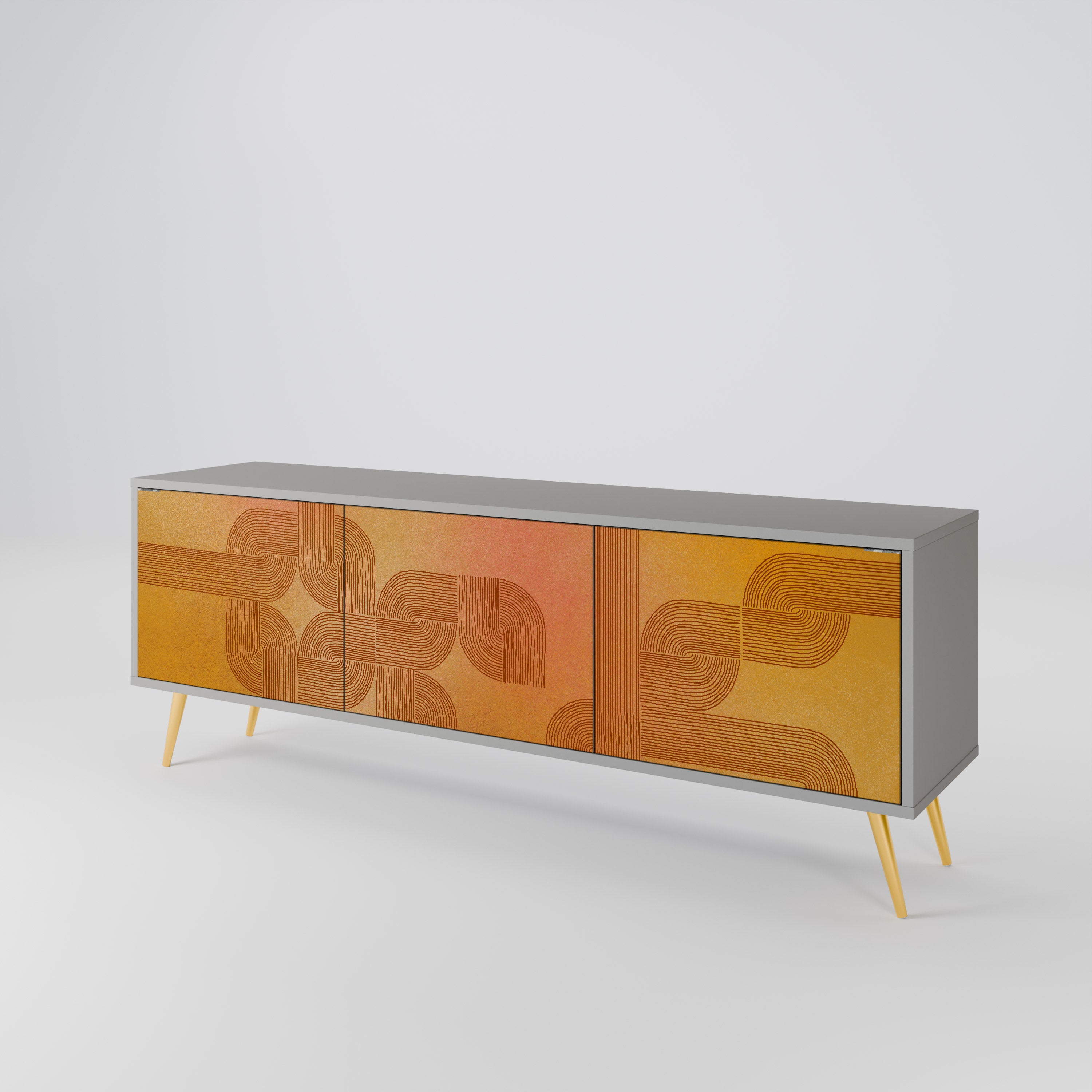 STRENGTHENING RELATION TV-bänk med 3 dörrar