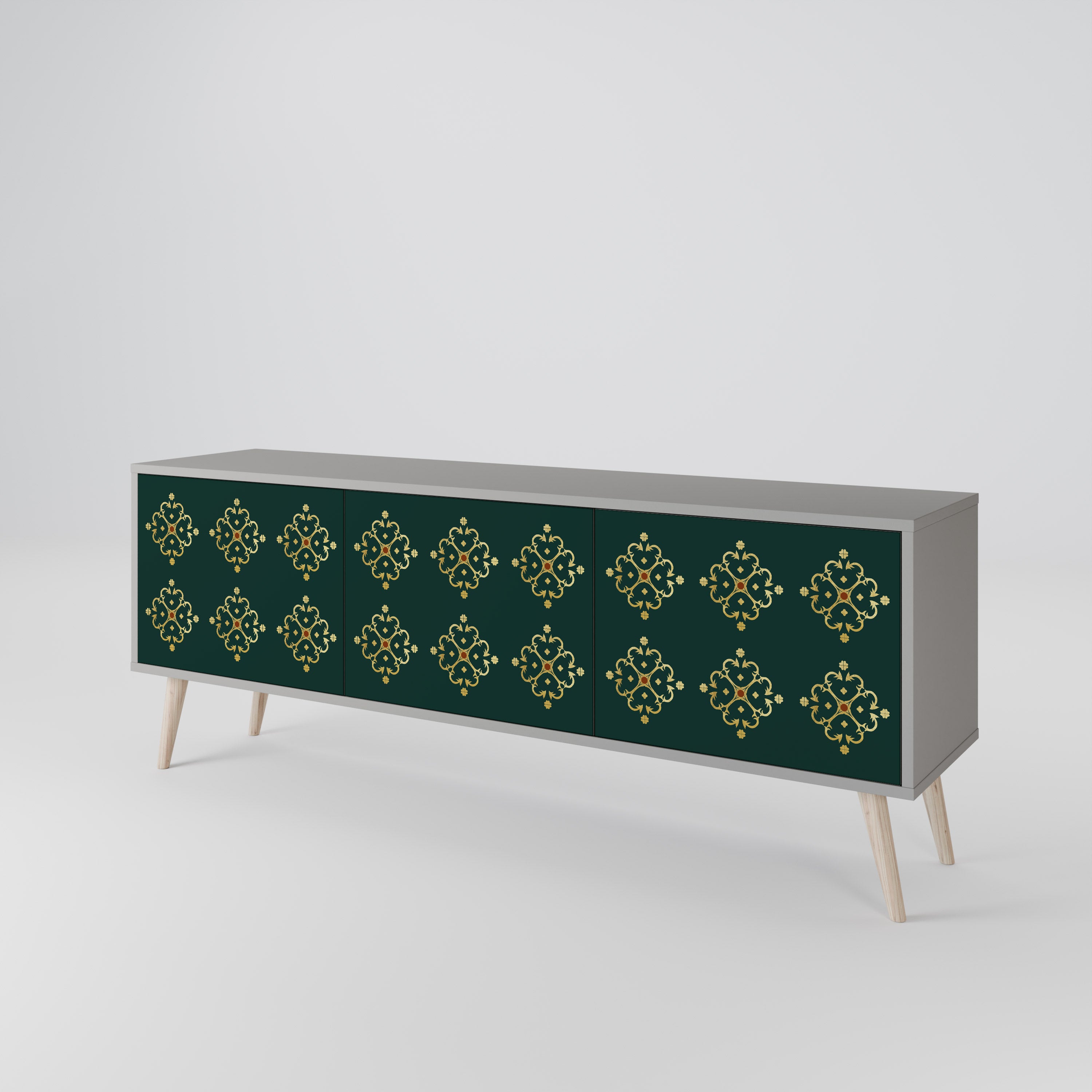 ROYAL MEDALLION TV-bänk med 3 dörrar