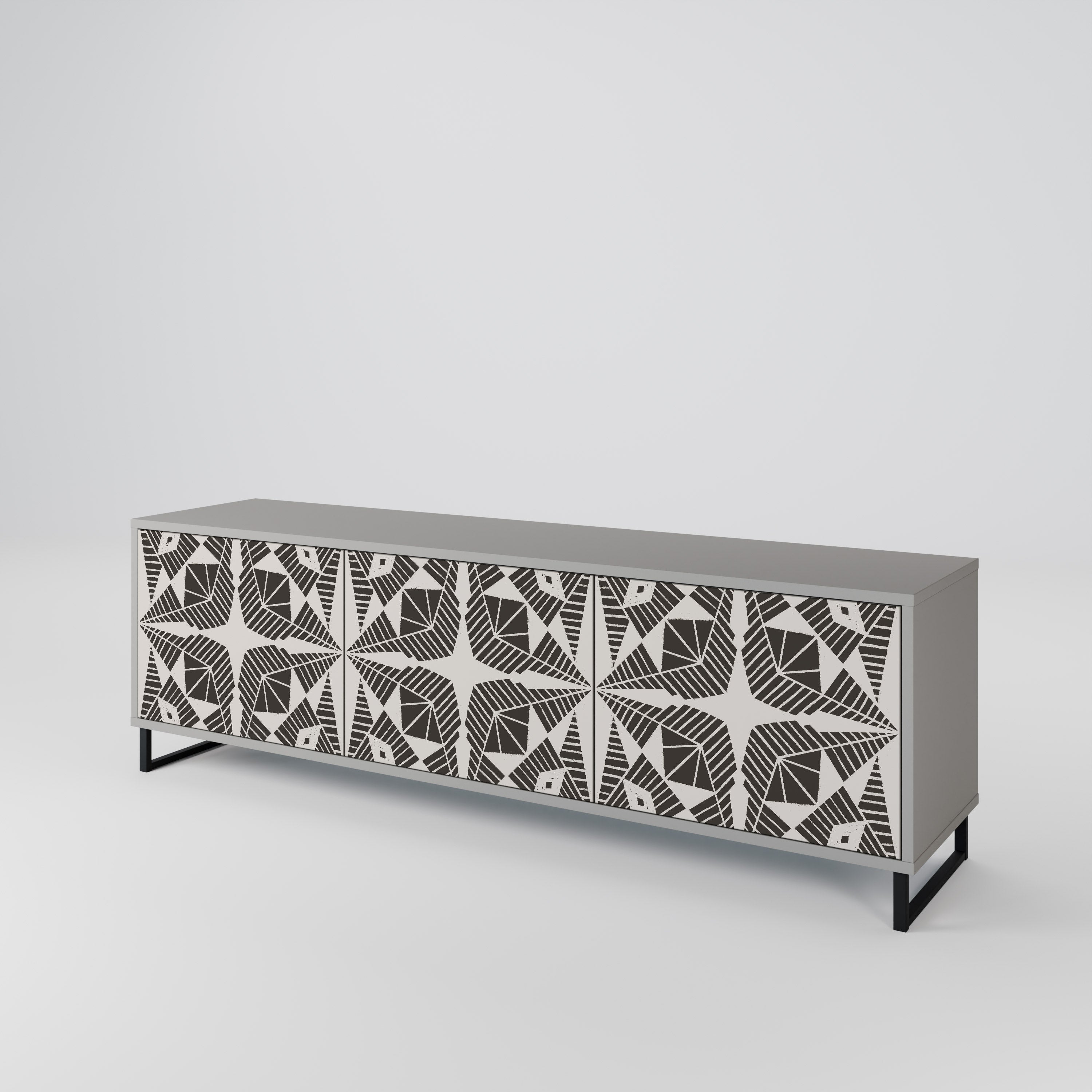 MONOCHROME NEXUS 3-Door TV Cabinet