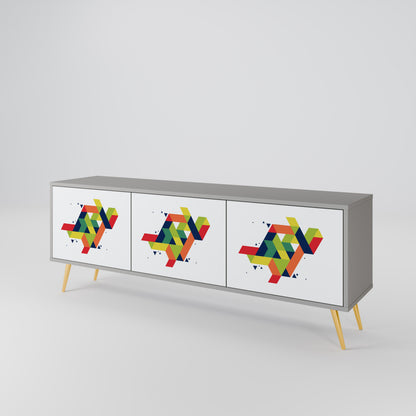 FUTURE SIGN TV-bänk med 3 dörrar
