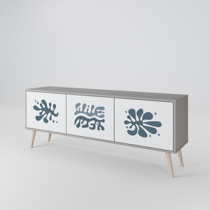 WONDERLAND VEGETATION TV-bänk med 3 dörrar