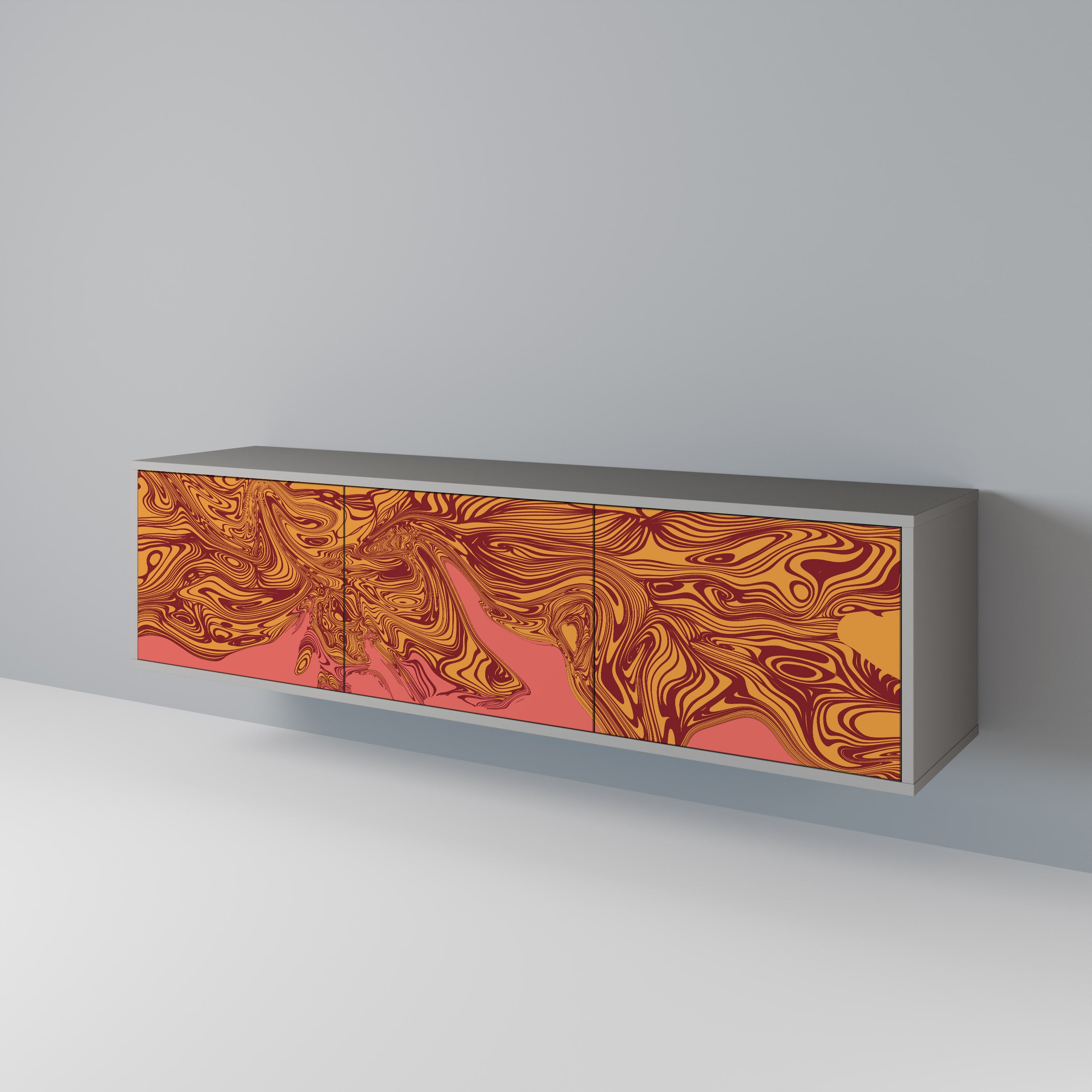 FLOATING THOUGHTS 3-Door TV Cabinet