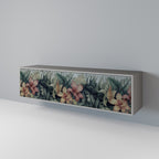 HEAVENLY BLOOM 3-dörrars TV-bänk i grå finish